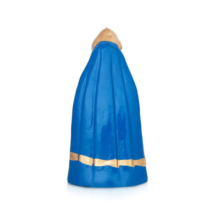 Yasodha Krishnar Clay Golu Bommai Set - 9.2 x 12 Inches | Giri Golu Doll/ Navaratri Kolu Bomma/ Gombe/ Bommai