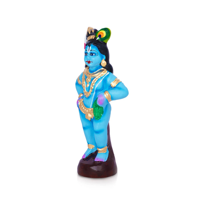 Yasodha Krishnar Clay Golu Bommai Set - 9.2 x 12 Inches | Giri Golu Doll/ Navaratri Kolu Bomma/ Gombe/ Bommai