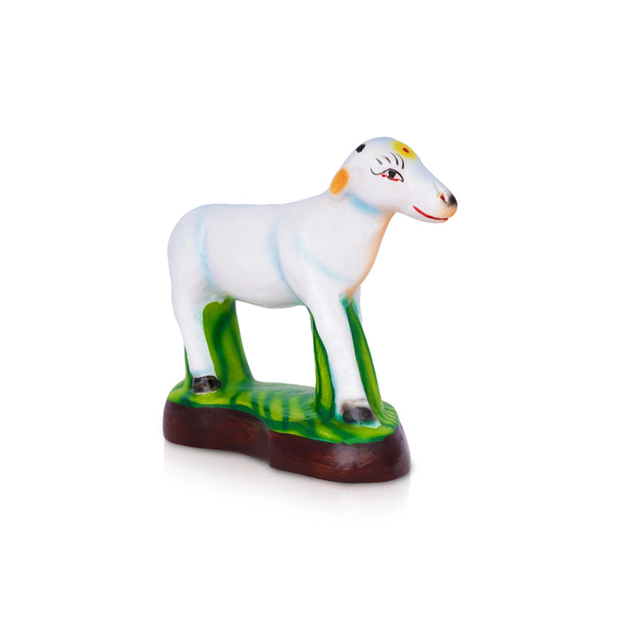 Yasodha Krishnar Clay Golu Bommai Set - 9.2 x 12 Inches | Giri Golu Doll/ Navaratri Kolu Bomma/ Gombe/ Bommai