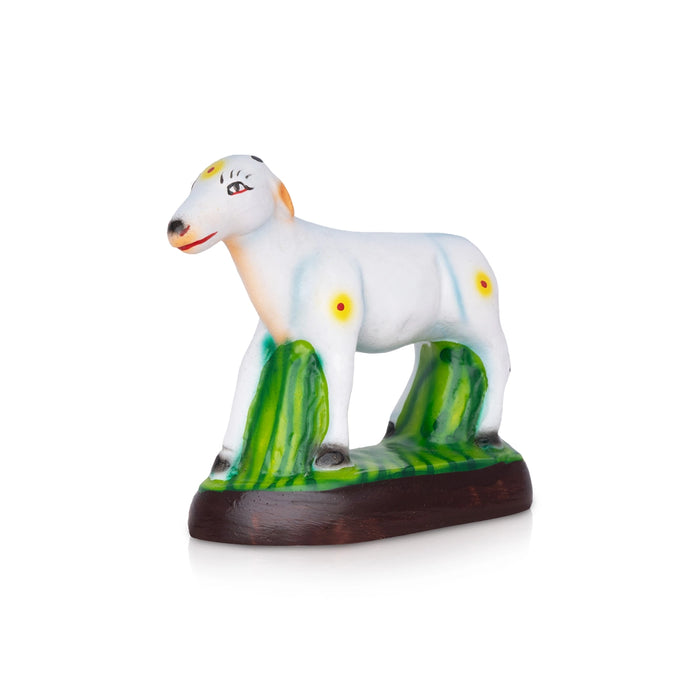 Yasodha Krishnar Clay Golu Bommai Set - 9.2 x 12 Inches | Giri Golu Doll/ Navaratri Kolu Bomma/ Gombe/ Bommai
