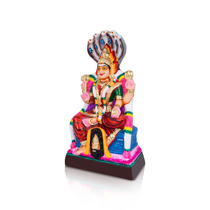 Karumari Amman paper Mache Golu Bommai - 17 inches / Golu Doll / Navaratri Golu Bomma / Gombe / Bommalu - Paper Mache Kolu Bommai