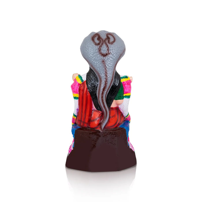 Karumari Amman paper Mache Golu Bommai - 17 inches / Golu Doll / Navaratri Golu Bomma / Gombe / Bommalu - Paper Mache Kolu Bommai