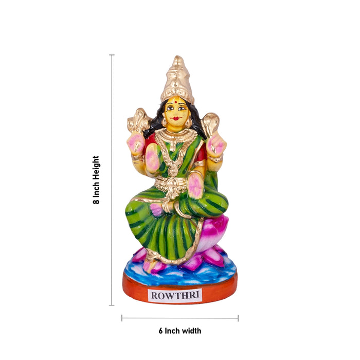 Navanayagi Clay Golu Bommai Set - 8 x 6 Inches | Giri Golu Doll/ Navaratri Golu Bomma/ Gombe/ Bommai