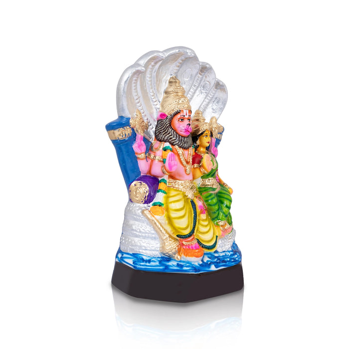 Lakshmi Narasimhar Paper Mache Golu Bommai - 15 x 8.5 Inches | Giri Golu Bommai/ Navaratri Gombe/ Kolu Doll