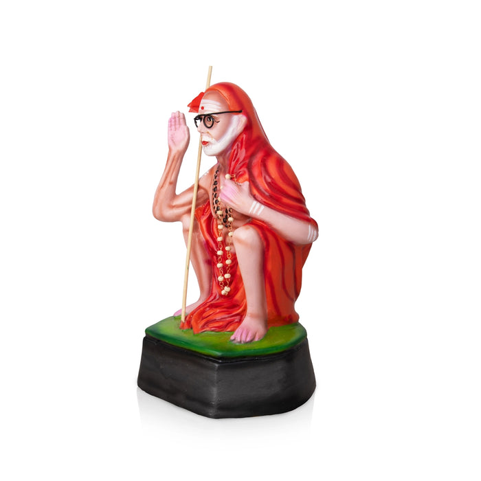 Kanchi Maha Periyava Paper Mache Golu Bommai - 10 x 6 Inches | Giri Golu Doll/ Navaratri Golu Bomma/Gombe/Bommai - Paper Mache Kolu Bommai