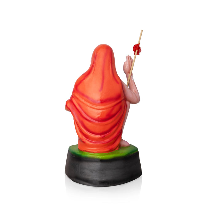 Kanchi Maha Periyava Paper Mache Golu Bommai - 10 x 6 Inches | Giri Golu Doll/ Navaratri Golu Bomma/Gombe/Bommai - Paper Mache Kolu Bommai