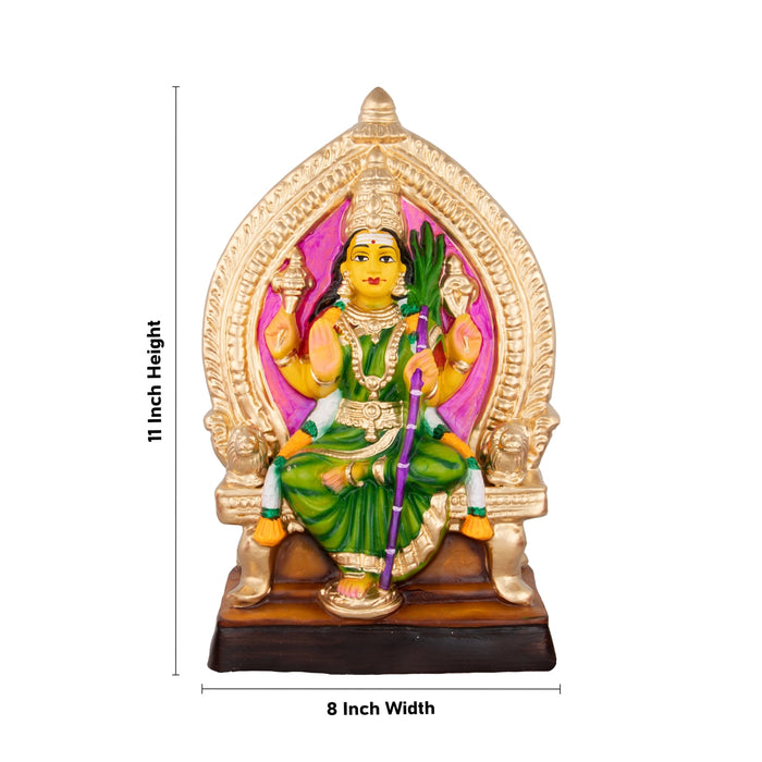 Rajarajeshwari Paper Mache Golu Bommai - 11 x 8 Inches | Giri Golu Doll/ Navaratri Golu Bomma/Gombe/ bommai