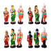 Rama Jananam Clay Golu Bommai Set - 7 x 8.5 Inches | Giri Golu Doll/Navaratri Golu Bomma/Gombe/Bommai - Clay Kolu Bommai