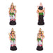 Ramar Statue Clay Golu Bommai Set - 12 x 5.5 Inches | Giri Golu Doll/ Navaratri Golu Bomma/Gombe/Bommai - Clay Kolu Bommai