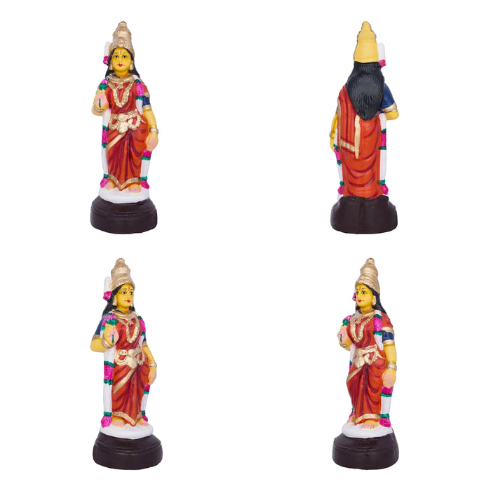 Ramar Statue Clay Golu Bommai Set - 12 x 5.5 Inches | Giri Golu Doll/ Navaratri Golu Bomma/Gombe/Bommai - Clay Kolu Bommai