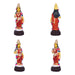 Ramar Statue Clay Golu Bommai Set - 12 x 5.5 Inches | Giri Golu Doll/ Navaratri Golu Bomma/Gombe/Bommai - Clay Kolu Bommai