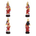 Ramar Clay Golu Bommai Set - 9 x 3.5 Inches | Giri Golu Doll/ Navaratri Golu Bomma/Gombe/Bommai - Clay Kolu Bommai
