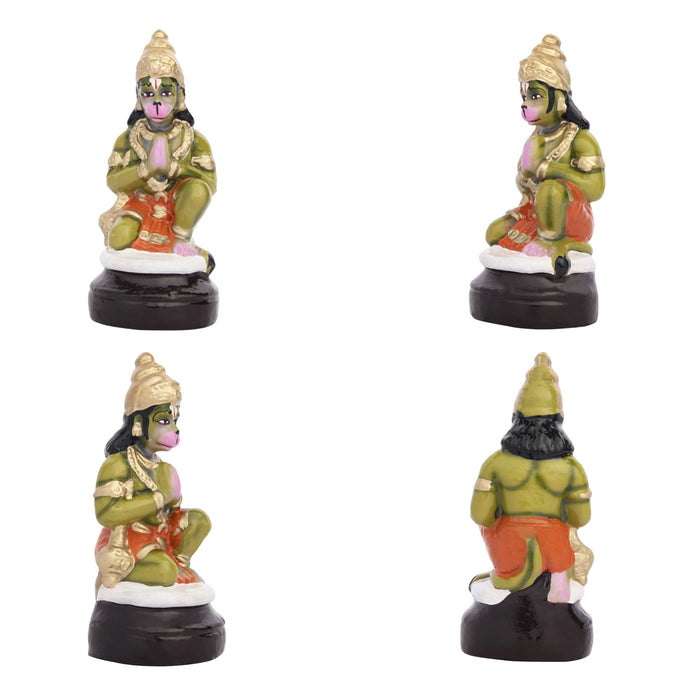 Ramar Clay Golu Bommai Set - 9 x 3.5 Inches | Giri Golu Doll/ Navaratri Golu Bomma/Gombe/Bommai - Clay Kolu Bommai