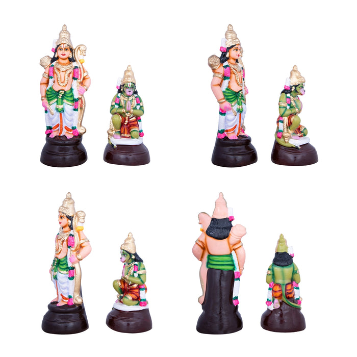 Ramar Paper Mache Golu Bommai Set - 14 x 6 Inches | Giri Golu Doll/ Navaratri Golu Bomma/Gombe/Bommai