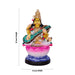 Saraswati Murti Clay Golu Bommai - 12 x 8 Inches | Giri Golu Doll/ Navaratri Golu Bomma/ Gombe/ Bommai - Clay Kolu Bommai