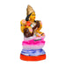 Saraswati Clay Golu Bommai - 8 x 4 Inches | Giri Golu Doll/ Navaratri Golu Bomma/Gombe/Bommai - Clay Kolu Bommai