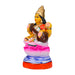Saraswati Clay Golu Bommai - 8 x 4 Inches | Giri Golu Doll/ Navaratri Golu Bomma/Gombe/Bommai - Clay Kolu Bommai