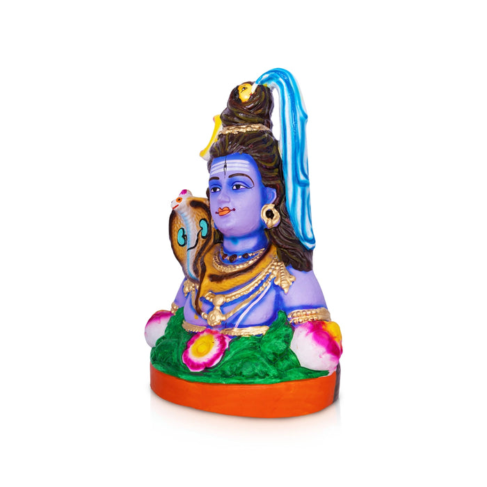 Malai Shivan Clay Golu Bommai - 14 x 9 Inches | Giri Golu Doll/ Navaratri Kolu Bomma/ Gombe/ Bommai