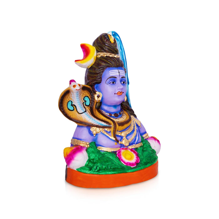 Malai Shivan Clay Golu Bommai - 14 x 9 Inches | Giri Golu Doll/ Navaratri Kolu Bomma/ Gombe/ Bommai