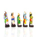 Srinivasa Kalyanam Clay Golu Bommai Set - 10 x 3.5 Inches | Giri Golu Doll/ Navaratri Golu Bomma/Gombe/Bommai - Clay Kolu Bommai