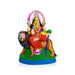 Simhavahini Durga Idol - 9 x 6 Inches | Clay Golu Bommai/ Golu Doll/ Navaratri Golu Bomma/Gombe/Bommai - Clay Kolu Bommai