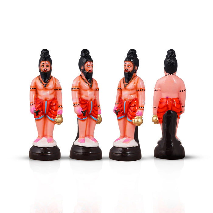 Srinivasa Kalyanam Paper Mache Golu Bommai Set - 10 x 4 Inches | Giri Golu Doll/ Navaratri Golu Bomma/Gombe - Paper Mache Kolu Bommai