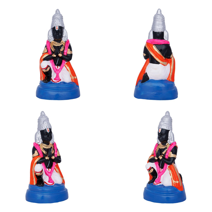 Uppiliappan Clay Golu Bommai Set - 17 x 18 Inches | Giri Golu Doll/ Navaratri Golu Bomma/ Gombe/ Bommai - Clay Kolu Bommai