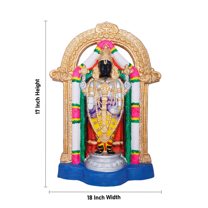Uppiliappan Clay Golu Bommai Set - 17 x 18 Inches | Giri Golu Doll/ Navaratri Golu Bomma/ Gombe/ Bommai - Clay Kolu Bommai