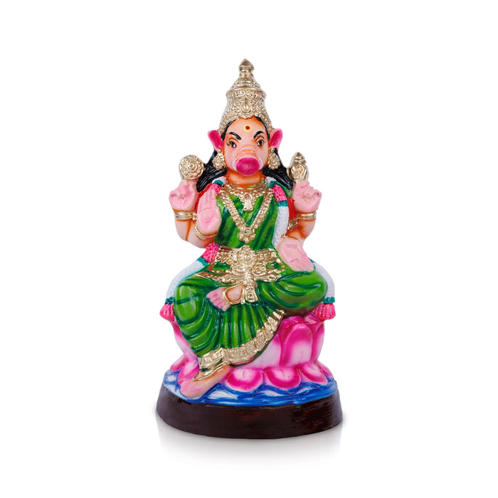 Varahi Amman Paper Mache Golu Bommai - 15 x 7 Inches | Giri Golu Doll/ Navaratri Golu Bommai/ Gombe