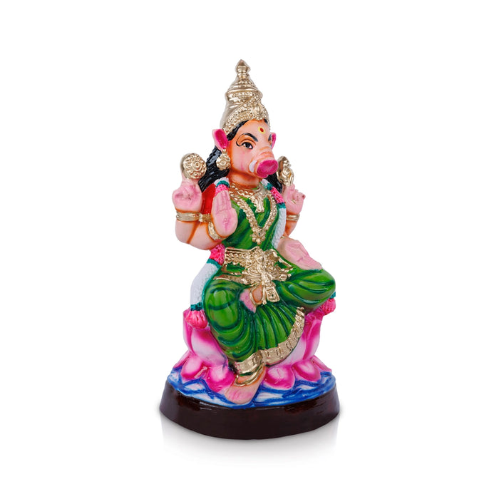 Varahi Amman Paper Mache Golu Bommai - 15 x 7 Inches | Giri Golu Doll/ Navaratri Golu Bommai/ Gombe