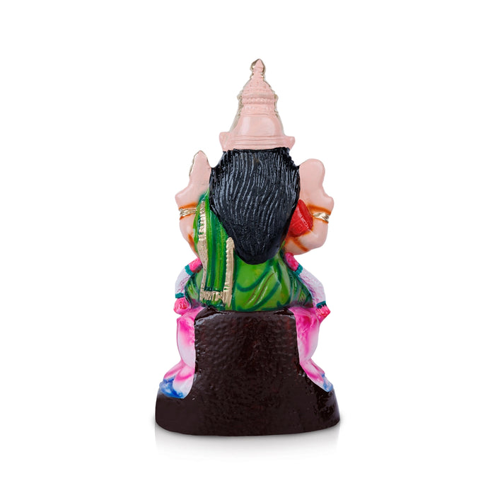 Varahi Amman Paper Mache Golu Bommai - 15 x 7 Inches | Giri Golu Doll/ Navaratri Golu Bommai/ Gombe