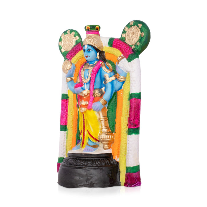 Guruvayurappan Paper Mache Golu Bommai - 12 x 14 Inches | Giri Navaratri Golu Bomma/ Golu Doll/ Bommai/ Gombe