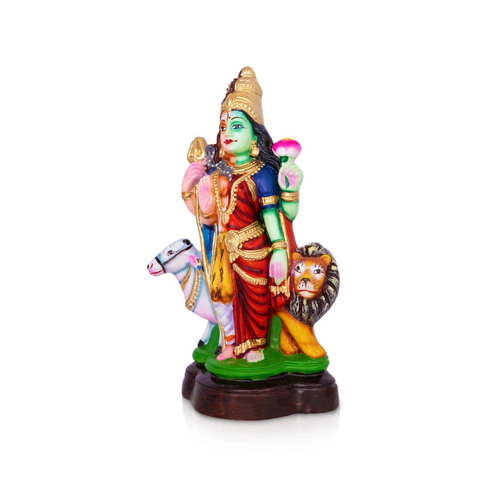 Arthanareeswarar Paper Mache Golu Bommai - 13 x 8 Inches | Giri Golu Doll/ Navaratri Kolu Bomma/Gombe/ Dasara Doll