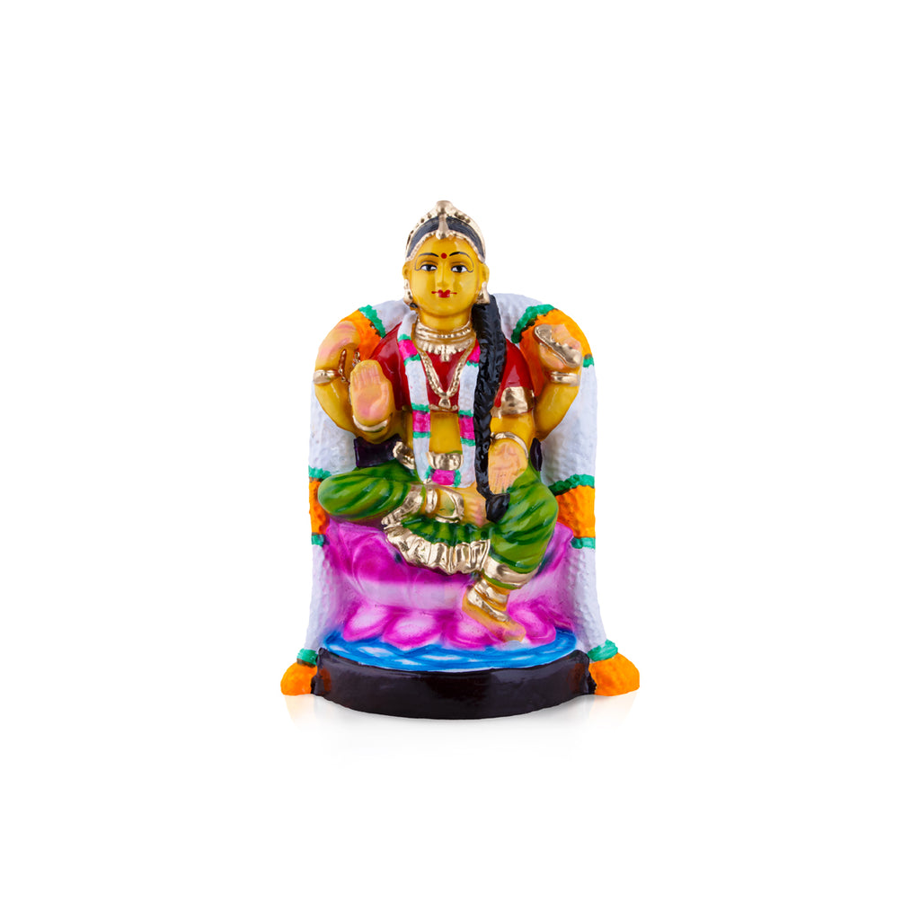 Balambigai Clay Golu Bommai - 10 x 6 Inches | Giri Golu Doll/ Navaratri Golu Bomma/Gombe/Bommai