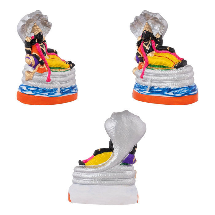 Srirangam Andal Clay Golu Bommai Set - 9 x 6.75 Inches | Giri Golu Doll/ Navaratri Golu Bomma/Gombe/Bommai