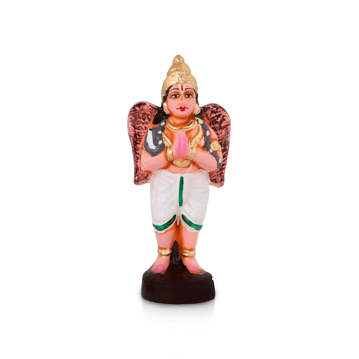 Srirangam Andal Clay Golu Bommai Set - 9 x 6.75 Inches | Giri Golu Doll/ Navaratri Golu Bomma/Gombe/Bommai