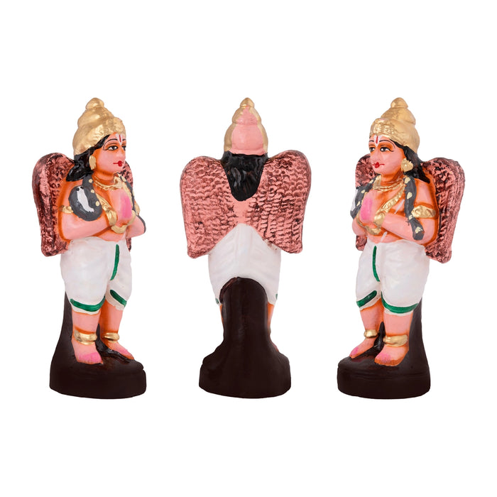 Srirangam Andal Clay Golu Bommai Set - 9 x 6.75 Inches | Giri Golu Doll/ Navaratri Golu Bomma/Gombe/Bommai