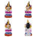 Ashta Lakshmi Clay Golu Bommai Set - 8 x 7 Inches | Giri Golu Doll/ Navaratri Golu Bomma/Gombe/Bommai - Clay Kolu Bommai