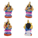 Ashta Lakshmi Clay Golu Bommai Set - 8 x 7 Inches | Giri Golu Doll/ Navaratri Golu Bomma/Gombe/Bommai - Clay Kolu Bommai
