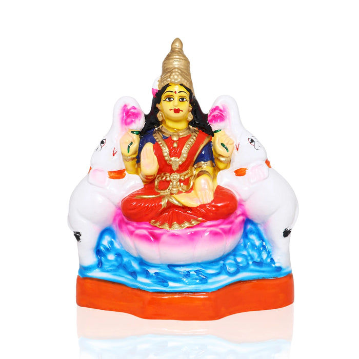 Ashta Lakshmi Paper Mache Golu Bommai Set - 9 x 6.5 Inches | Giri Golu Doll/ Navaratri Golu Bomma/Gombe/Bommai - Paper Mache Kolu Bommai