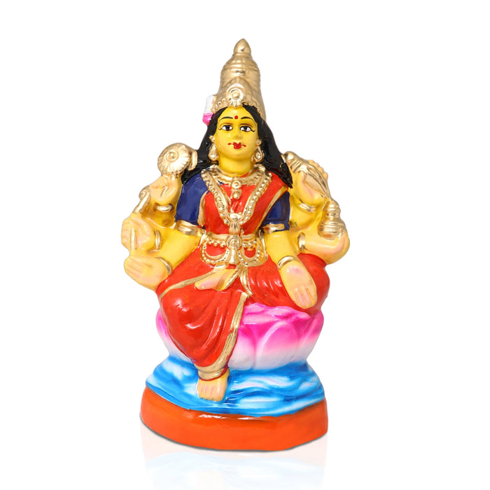 Ashta Lakshmi Paper Mache Golu Bommai Set - 9 x 6.5 Inches | Giri Golu Doll/ Navaratri Golu Bomma/Gombe/Bommai - Paper Mache Kolu Bommai