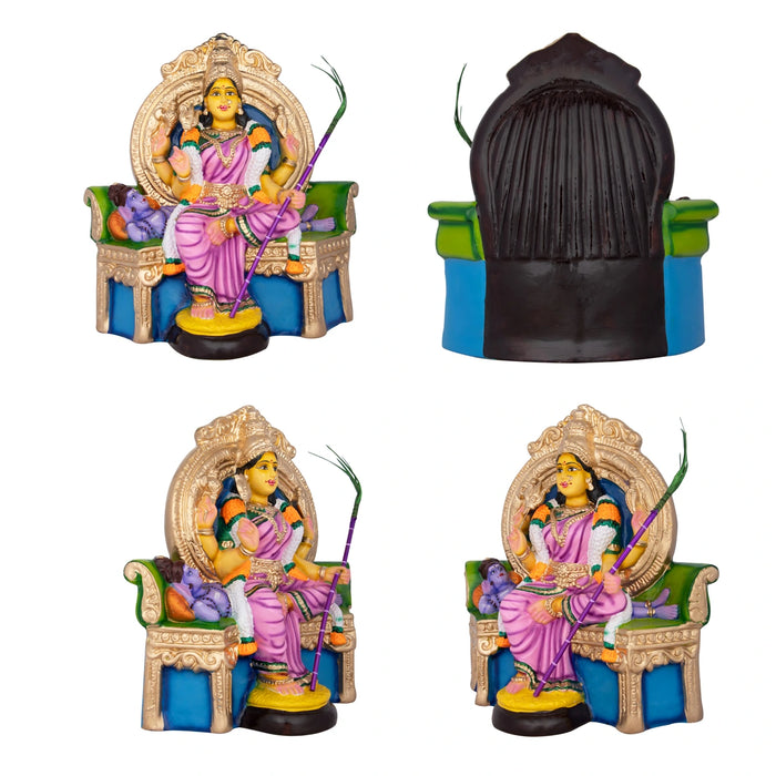 Bala Tripurasundari Paper Mache Golu Bommai Set - 13 x 12 Inches | Giri Golu Doll/ Navaratri Golu Bomma/Gombe