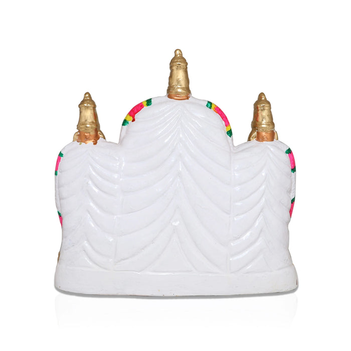 Balaji Perumal Utsavar Clay Golu Bommai - 14 x 12 Inches | Giri Golu Doll/ Navaratri Golu Bomma/Gombe/Bommai - Clay Kolu Bommai