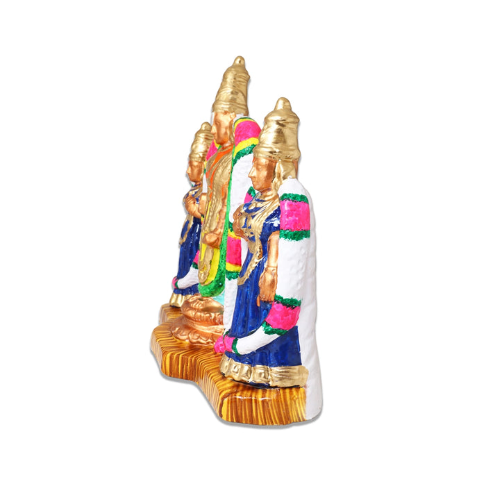 Balaji Perumal Utsavar Clay Golu Bommai - 14 x 12 Inches | Giri Golu Doll/ Navaratri Golu Bomma/Gombe/Bommai - Clay Kolu Bommai