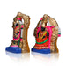 Balaji Perumal Thayar Clay Golu Bommai Pair - 10 x 9 Inches | Giri Golu Doll/Navaratri Golu Bomma/Gombe/Bommai - Clay Kolu Bommai
