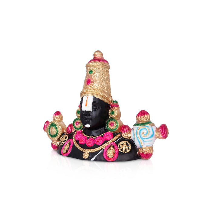 Balaji Head Wall Hanging - 12.5 x 16 Inches | Paper Mache Idol/ Wall Décor for Home, Office or Pooja Room