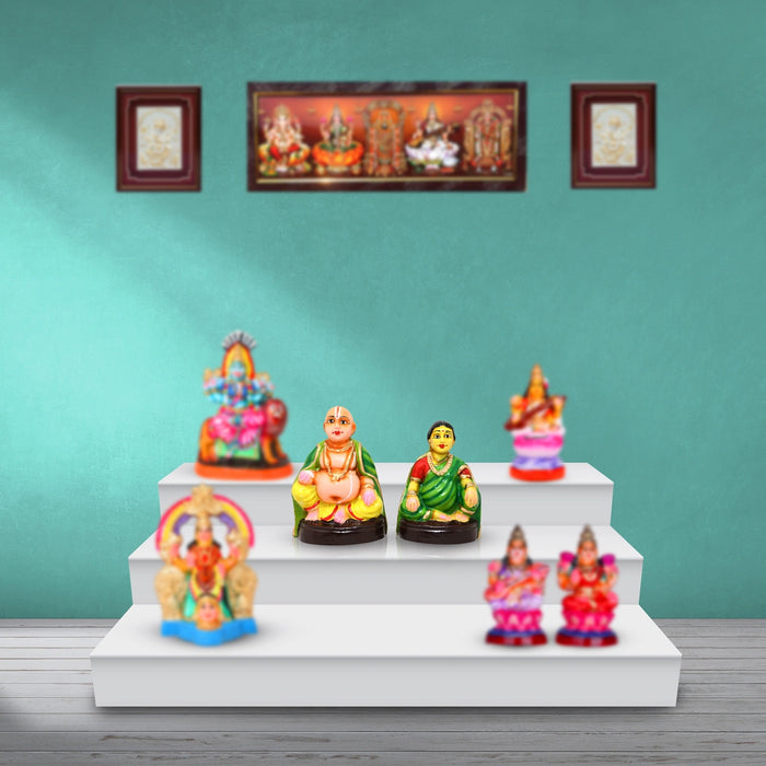 Beautiful Navaratri Golu used in festive golu statue and bommai kolu celebrations