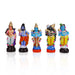Dasavatharam Clay Golu Bommai Set - 10 x 3 Inches | Giri Golu Doll/ Navaratri Golu Bomma/Gombe/Bommai - Clay Kolu Bommai