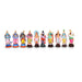 Dasavatharam Clay Golu Bommai Set - 12 x 5 Inches | Giri Golu Doll/ Navaratri Golu Bomma/Gombe/Bommai - Clay Kolu Bommai