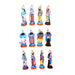 Dasavatharam Clay Golu Bommai Set - 12 x 5 Inches | Giri Golu Doll/ Navaratri Golu Bomma/Gombe/Bommai - Clay Kolu Bommai